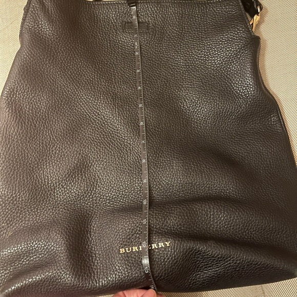 Burberry Black Pebbled Leather Handbag - Picture 6 of 7